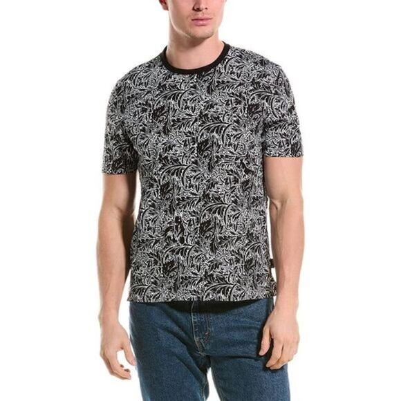 Ted Baker Tenant Paisley Print Regular Fit  Crew Neck Tee Shirt (2) - Picture 1 of 13